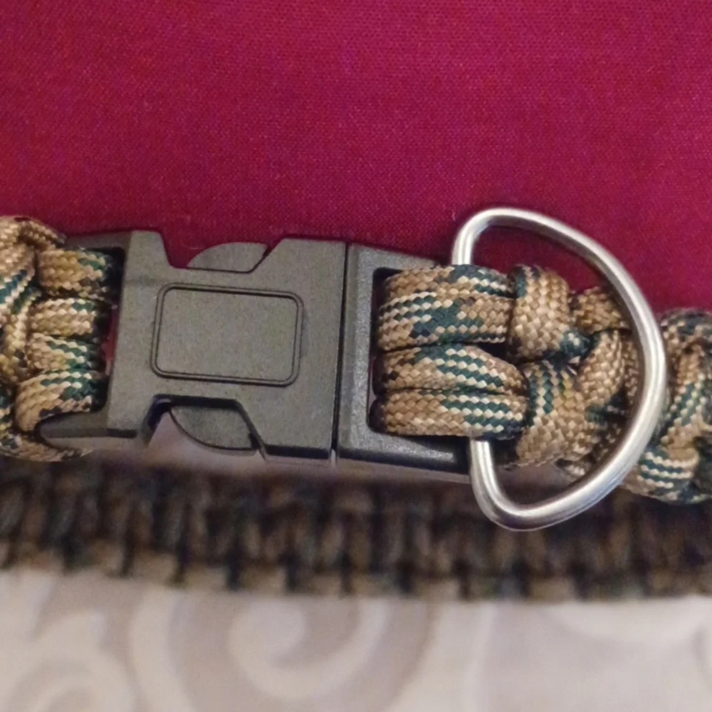 Dog Collar paracord handmade NWOT